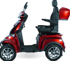 ECO ENGEL 530, 1000 Watt, 25 km/h, Elektromobil 4-Rad Roller, Rot - versch. Farben