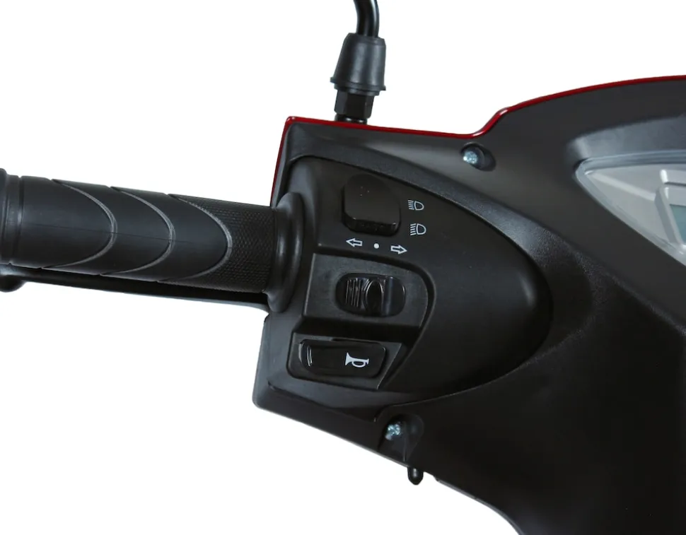 ECO ENGEL 530, 1000 Watt, 25 km/h, Elektromobil 4-Rad Roller, Rot - versch. Farben