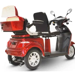 ECO ENGEL 503, Zweisitzer Senioren- / Elektromobil, 25 km/h mit Li-io 30 AH Akku, Rot