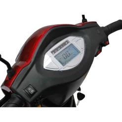 ECO ENGEL 503, Zweisitzer Senioren- / Elektromobil, 25 km/h mit Li-io 30 AH Akku, Rot