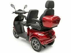 ECONELO E-Seniorenmobil Billy 2.0, Lithium-Akku, 3-Rad, 60V, 1000 Watt, groß Sitz, Rot