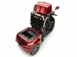 ECONELO E-Seniorenmobil Billy 2.0, Lithium-Akku, 3-Rad, 60V, 1000 Watt, normal Sitz, Rot