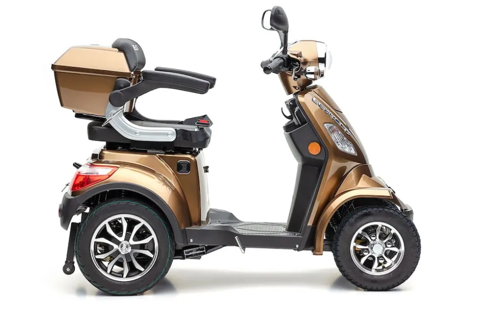 Econelo E-Seniorenmobil Voltrixx, Blei-Akku, 4-Rad, 1000 Watt, Braun