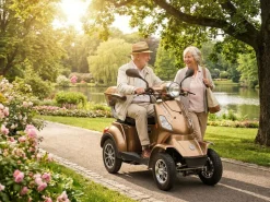 Econelo E-Seniorenmobil Voltrixx, Blei-Akku, 4-Rad, 1000 Watt, Braun