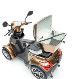 Econelo E-Seniorenmobil Voltrixx, Blei-Akku, 4-Rad, 1000 Watt, Braun