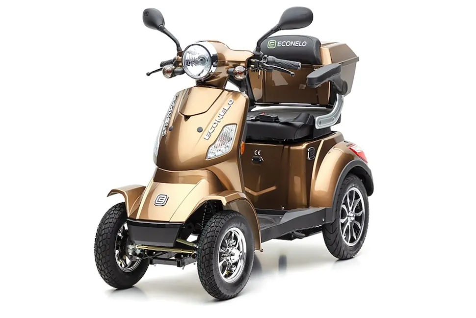 Econelo E-Seniorenmobil Voltrixx, Lithium-Akku, 4-Rad, 1000 Watt, Braun