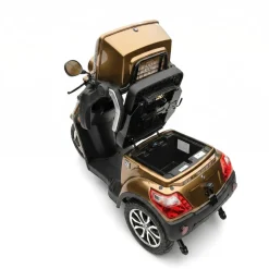 Econelo E-Seniorenmobil Yogi-IQ, Blei-Akku, 3-Rad, 1000 Watt, Braun