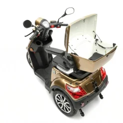 Econelo E-Seniorenmobil Yogi-IQ, Blei-Akku, 3-Rad, 1000 Watt, Braun