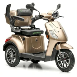 Econelo E-Seniorenmobil Yogi-IQ, Blei-Akku, 3-Rad, 1000 Watt, Braun
