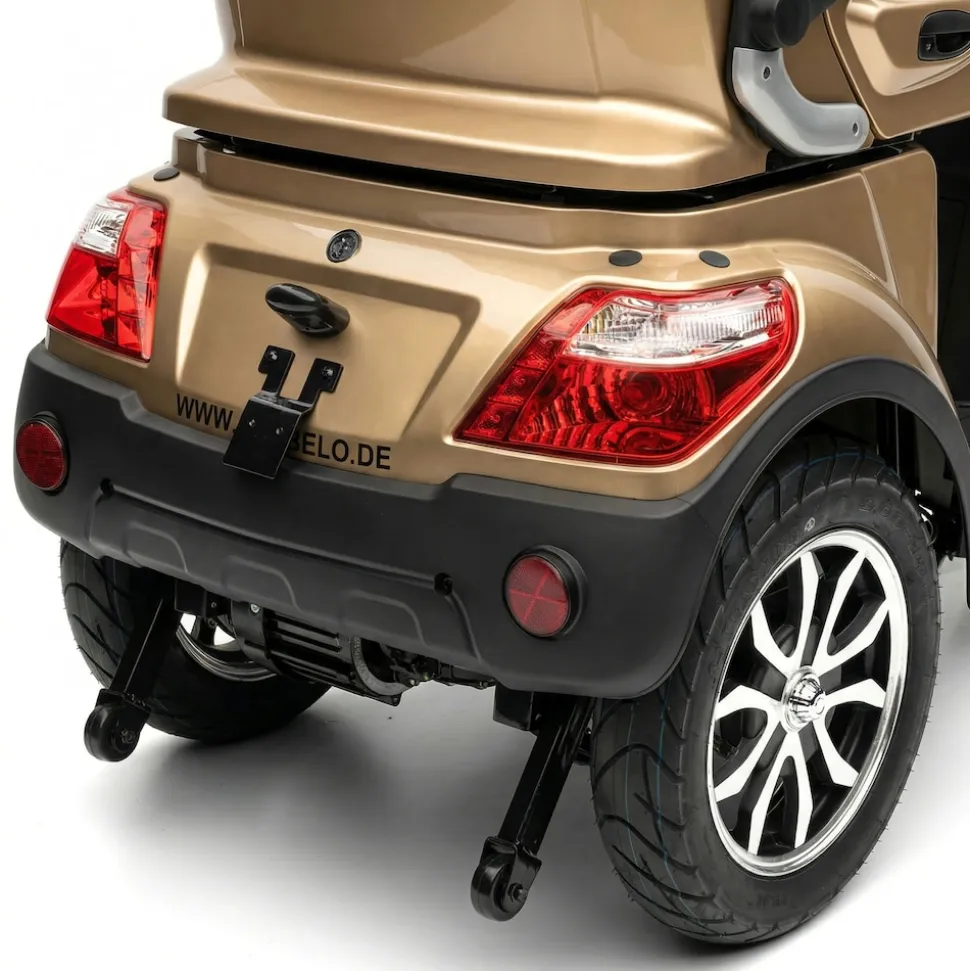 Econelo E-Seniorenmobil Yogi-IQ, Blei-Akku, 3-Rad, 1000 Watt, Braun