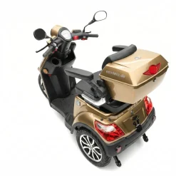 Econelo E-Seniorenmobil Yogi-IQ, Blei-Akku, 3-Rad, 1000 Watt, Braun