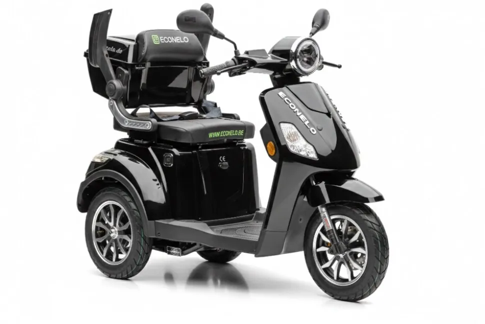 Econelo E-Seniorenmobil Yogi-IQ, Lithium-Akku, 3-Rad, 1000 Watt, Schwarz