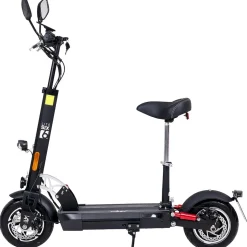 eFlux Lite Six Pro E-Scooter 1000 Watt, Straßenzulassung, 40 km/h, verstellbarer Sitz, Lithium-Akku