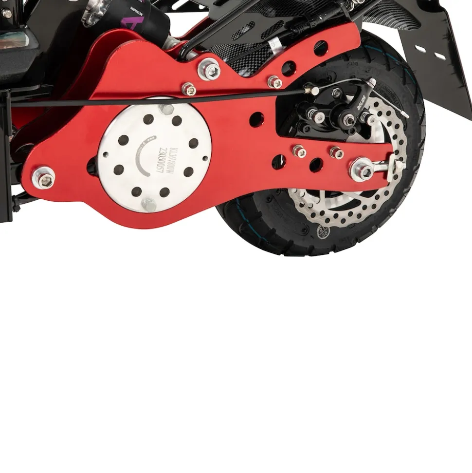 eFlux Street 40 Pro, E-Scooter, Straßenzulassung, 35 km/h, 800 Watt, mit Sitz, Gepäck-Korb, klappbar