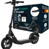 Egret X Core+ E-Scooter (max. 20 km/h, bis zu 55 km, Tragfähigkeit 130kg, Hinterradantrieb, 500W, Blinker)