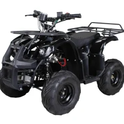 Elektro-Kinderquad S-8 Farmer, Midi-Quad mit 1000 Watt, Scheiben-/Trommelbremsen, bis 20 km/h, ab 8 (Schwarz)