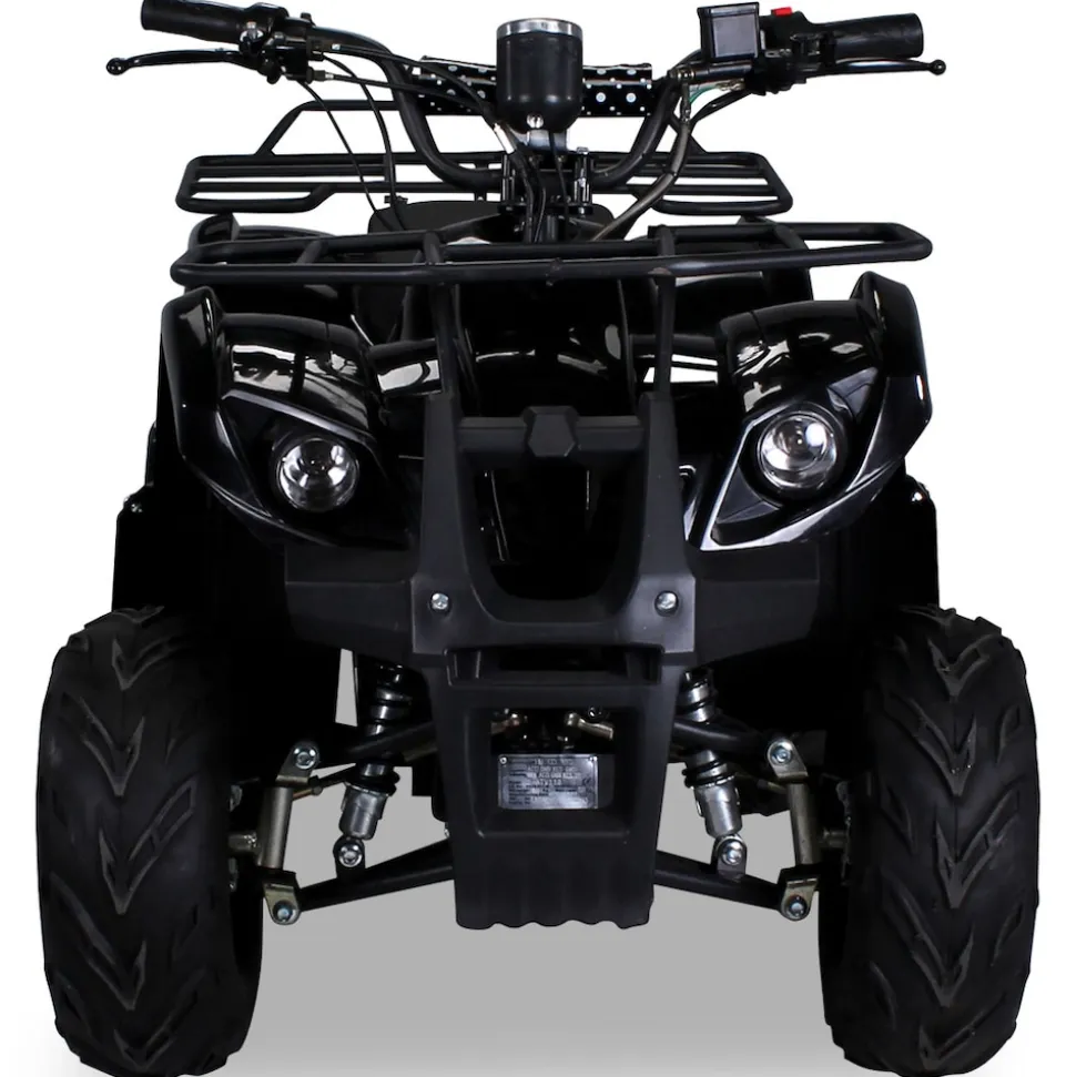 Elektro-Kinderquad S-8 Farmer, Midi-Quad mit 1000 Watt, Scheiben-/Trommelbremsen, bis 20 km/h, ab 8 (Schwarz)