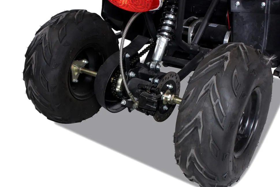 Elektro-Kinderquad S-8 Farmer, Midi-Quad mit 1000 Watt, Scheiben-/Trommelbremsen, bis 20 km/h, ab 8 (Schwarz)