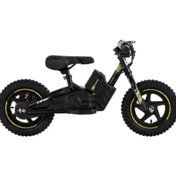 Elektro-Laufrad, 12 Zoll, Kinder-Balance-Bike m. 250 Watt, Scheibenbremsen, 3 Geschwindigkeitsstufen (Gelb)