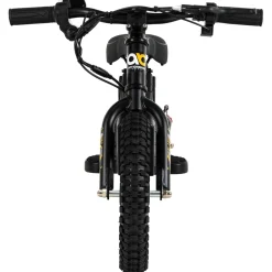 Elektro-Laufrad, 12 Zoll, Kinder-Balance-Bike m. 250 Watt, Scheibenbremsen, 3 Geschwindigkeitsstufen (Gelb)