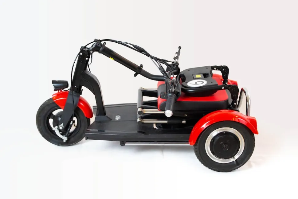 Elektro-Mobilitätshilfe MoBot Pro rot - 5 Fahrstufen + Rückwärtsgang /klappbar