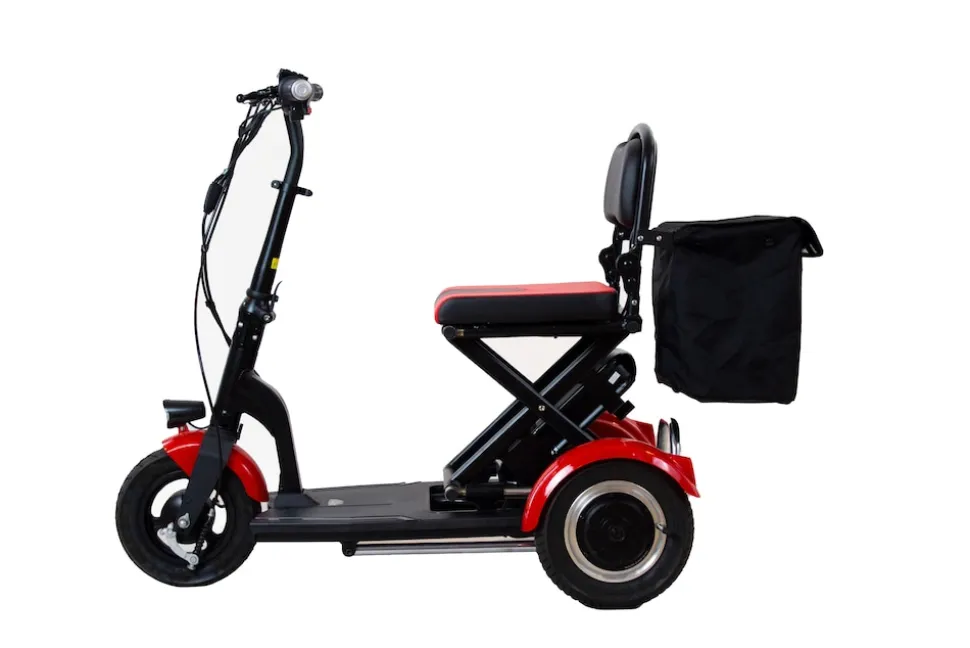 Elektro-Mobilitätshilfe MoBot Pro rot - 5 Fahrstufen + Rückwärtsgang /klappbar