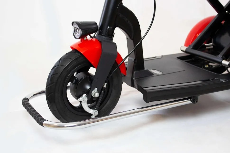 Elektro-Mobilitätshilfe MoBot Pro rot - 5 Fahrstufen + Rückwärtsgang /klappbar