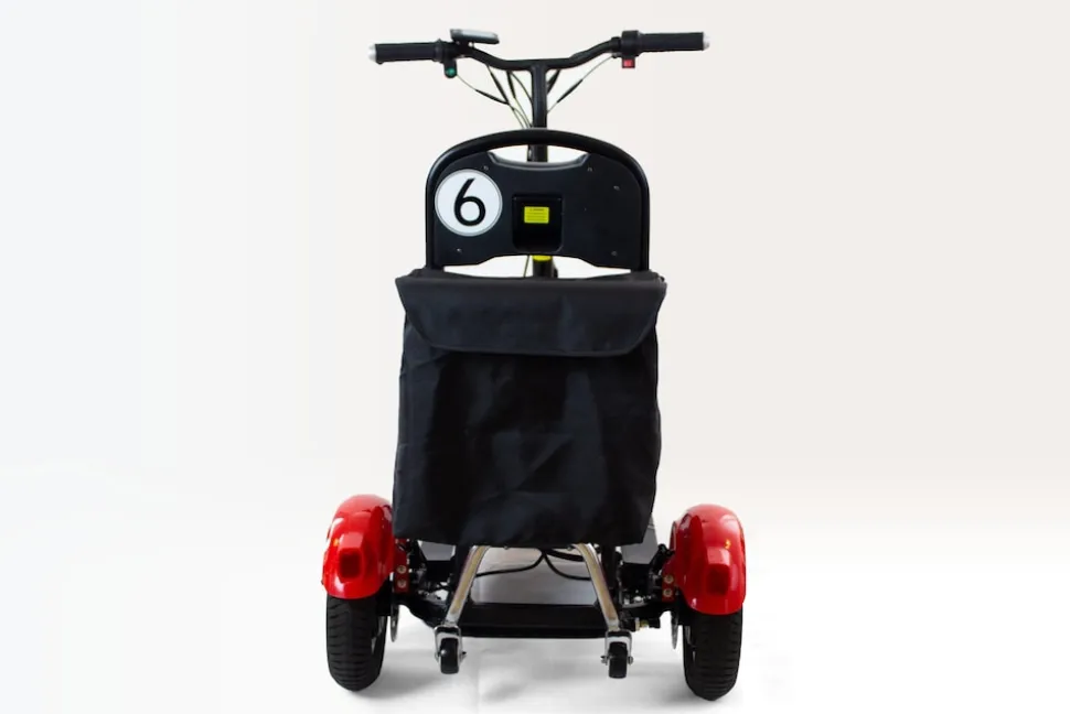 Elektro-Mobilitätshilfe MoBot Pro rot - 5 Fahrstufen + Rückwärtsgang /klappbar