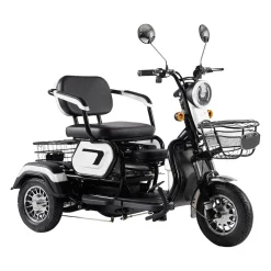 ENEWAY Elektromobil Bari - ETrike - E-Mobil - 3-Rad 6 km/h führerscheinfrei helmfrei weiß