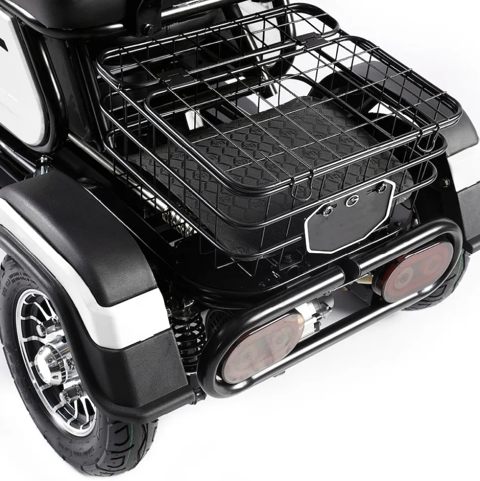 ENEWAY Elektromobil Bari - ETrike - E-Mobil - 3-Rad 6 km/h führerscheinfrei helmfrei weiß