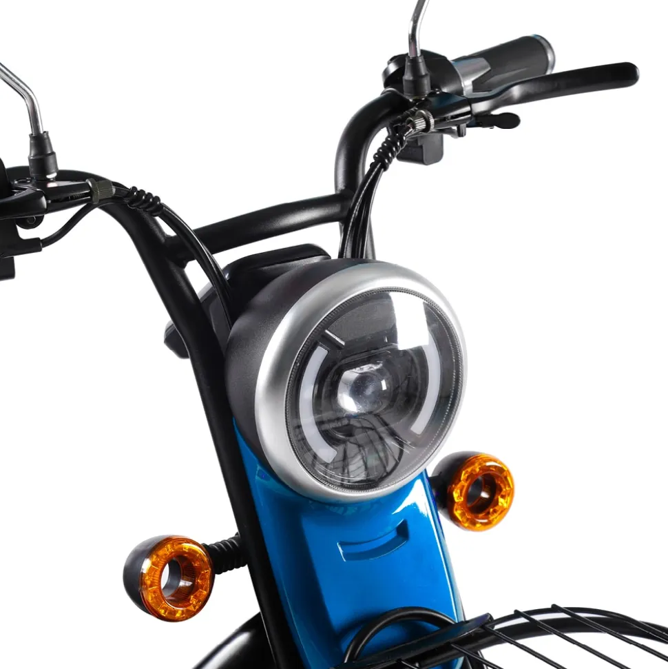 ENEWAY Elektromobil Bari - ETrike - E-Mobil - 3-Rad 6 km/h führerscheinfrei helmfrei blau