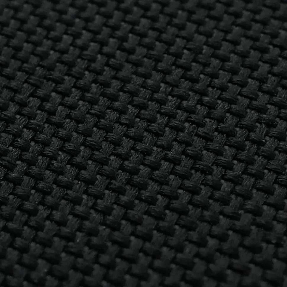 2er-Set Campingstuhl MCW-Q43, Gartenstuhl Balkonstuhl Freizeitstuhl, klappbar Bambus Metall Stoff/Textil ~ schwarz