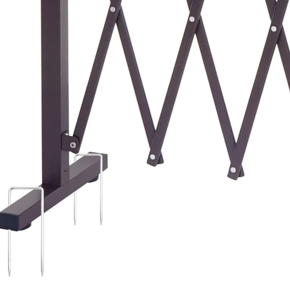 4er-Set Fixiernagel für Trampolin MCW-B34, Erdnagel Hering Erdspieß für Gartentrampolin Minitrampolin