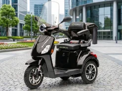 E-Seniorenmobil Denia, Lithium-Akku, 3-Rad, 1000 Watt, Schwarz