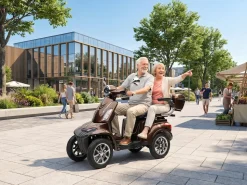 E-Seniorenmobil MAXXI 4.0 - Lithium Akku - 1000W - 25km/h - BRAUN