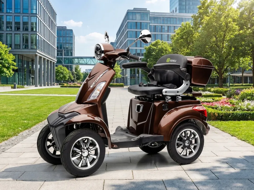 E-Seniorenmobil MAXXI 4.0 - Lithium Akku - 1000W - 25km/h - BRAUN