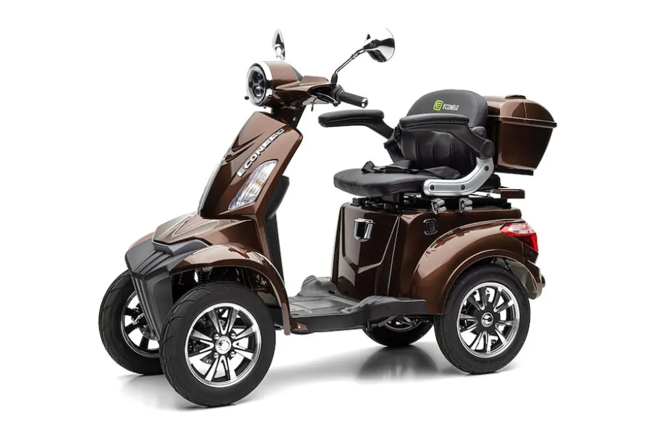 E-Seniorenmobil MAXXI 4.0 - Lithium Akku - 1000W - 25km/h - BRAUN