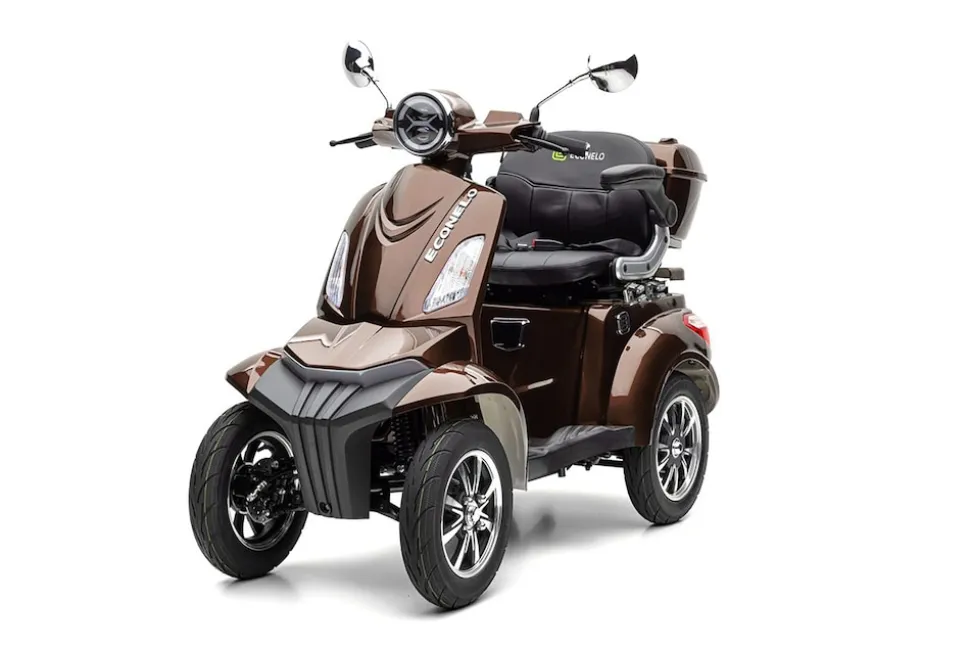 E-Seniorenmobil MAXXI 4.0 - Lithium Akku - 1000W - 25km/h - BRAUN