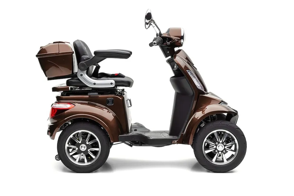 E-Seniorenmobil MAXXI 4.0 - Lithium Akku - 1000W - 25km/h - BRAUN