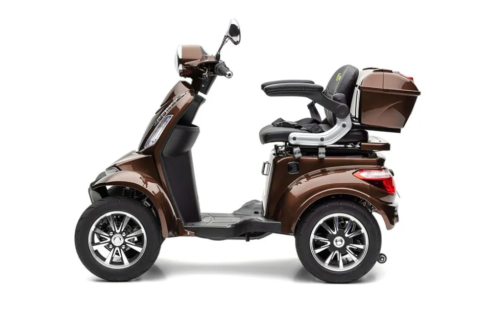 E-Seniorenmobil MAXXI 4.0 - Lithium Akku - 1000W - 25km/h - BRAUN