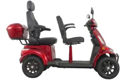 E-Seniorenmobil Vista Quarter-1L, Blei-Akku, 4-Rad, 60V, 1000 Watt, Komfort-Sitz, Rot