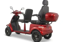 E-Seniorenmobil Vista Quarter-1L, Blei-Akku, 4-Rad, 60V, 1000 Watt, Komfort-Sitz, Rot