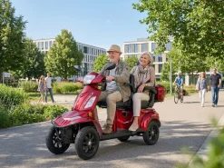 E-Seniorenmobil Vista Quarter-1L, Blei-Akku, 4-Rad, 60V, 1000 Watt, Rot