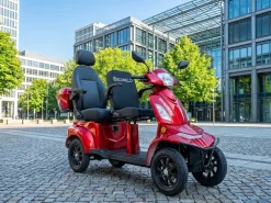 E-Seniorenmobil Vista Quarter-1L, Blei-Akku, 4-Rad, 60V, 1000 Watt, Rot