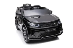 ES-Toys Kinder Elektroauto Land Rover Discovery 5 EVA-Reifen Bluetooth Musik MP3 schwarz