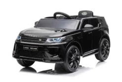 ES-Toys Kinder Elektroauto Land Rover Discovery 5 EVA-Reifen Bluetooth Musik MP3 schwarz