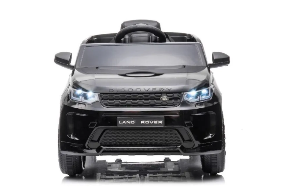 ES-Toys Kinder Elektroauto Land Rover Discovery 5 EVA-Reifen Bluetooth Musik MP3 schwarz