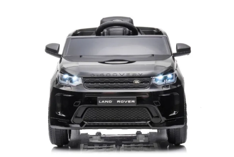 ES-Toys Kinder Elektroauto Land Rover Discovery 5 EVA-Reifen Bluetooth Musik MP3 schwarz