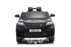 ES-Toys Kinder Elektroauto Range Rover Velar EVA-Reifen Stoßdämpfer Scheinwerfer schwarz