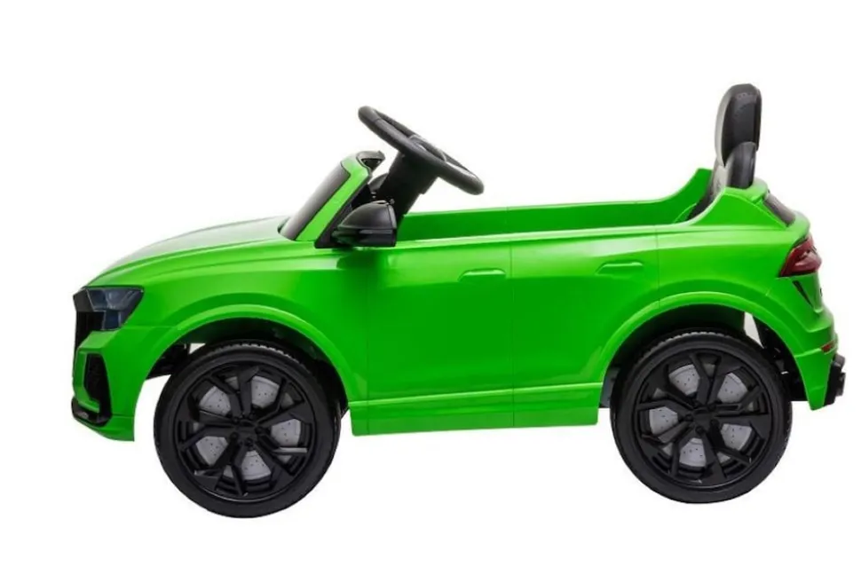 ES-Toys Kinder Elektrofahrzeug Audi RS Q8 lizenziert Kunstledersitz EVA-Reifen grün